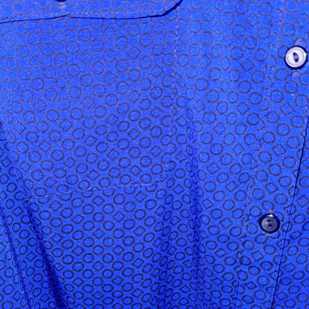 Studio Works Geometric button down blouse - Picture 4 of 4
